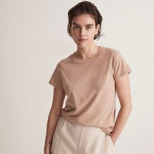 Madewell Northside Vintage Tee Sandstone Size XS